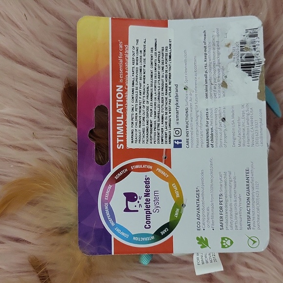 Brand New SMARTYKAT CAT TOY-2CT. - Picture 2 of 3